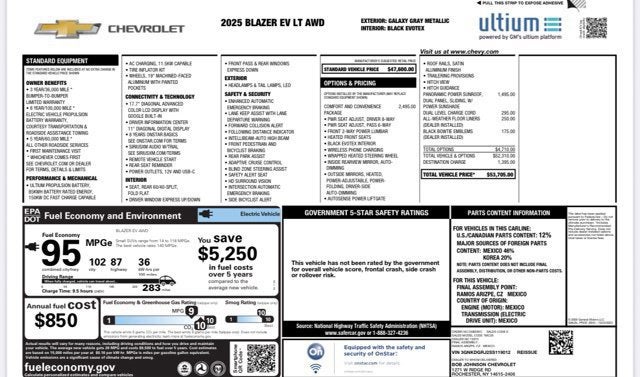 2025 Chevrolet Blazer EV LT