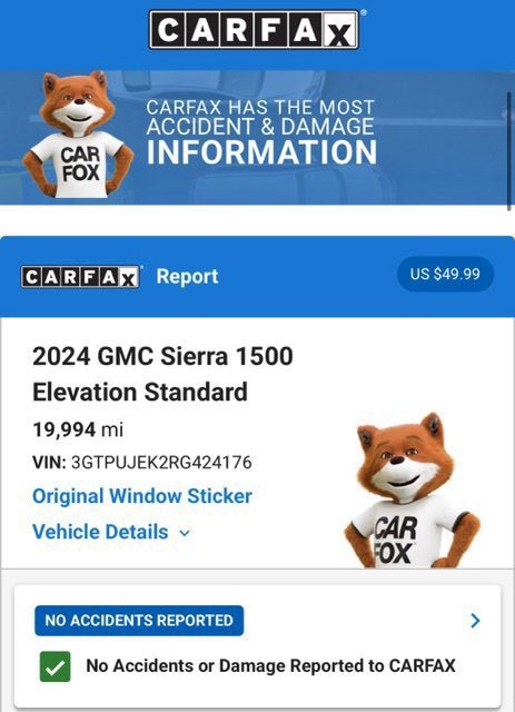 2024 GMC Sierra 1500 Elevation