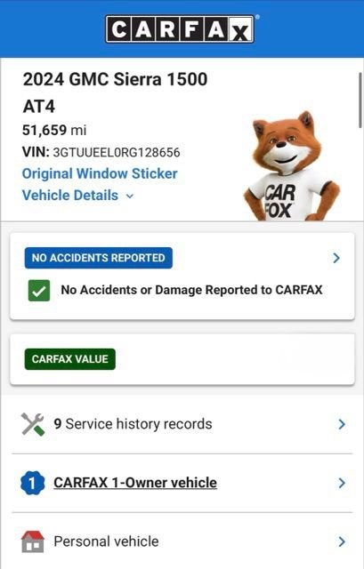 2024 GMC Sierra 1500 AT4