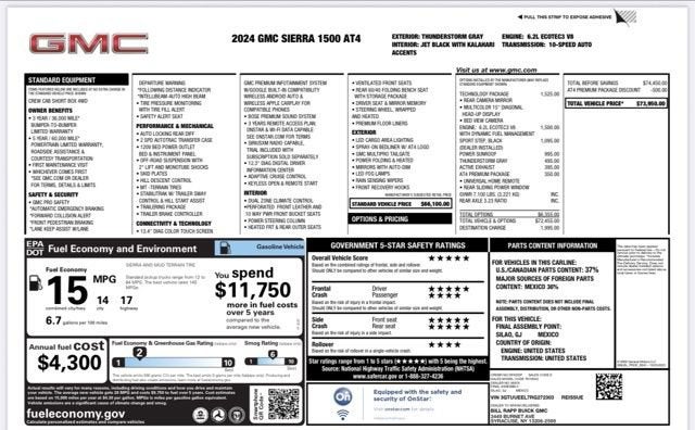 2024 GMC Sierra 1500 AT4