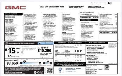 2023 GMC Sierra 1500 AT4X