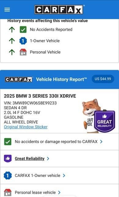 2025 BMW 3 Series 330i xDrive