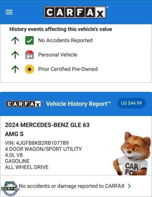 2024 Mercedes-Benz GLE AMG® GLE 63 S