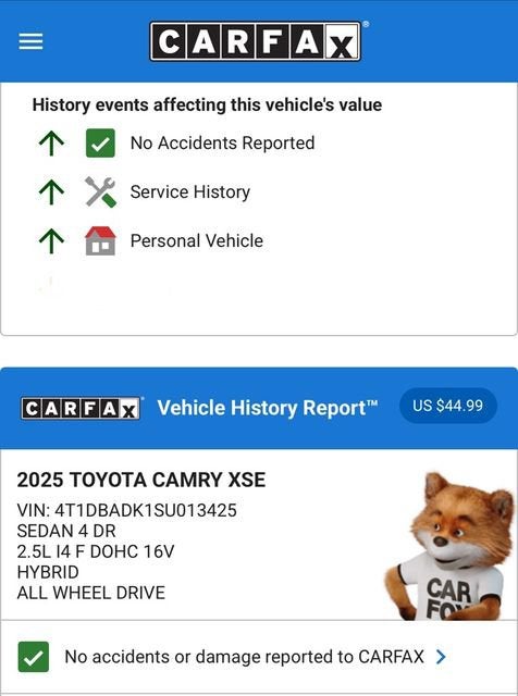 2025 Toyota Camry LE