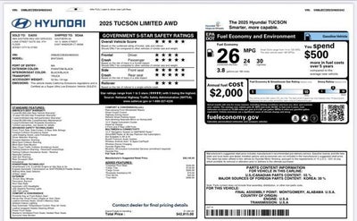 2025 Hyundai Tucson Limited