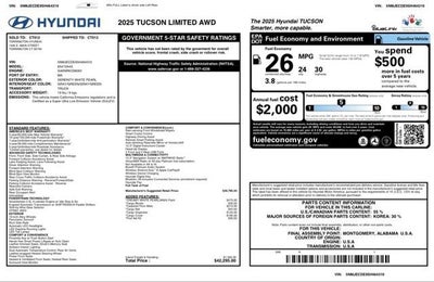2025 Hyundai Tucson Limited