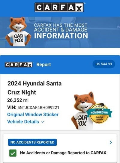 2024 Hyundai Santa Cruz NIGHT