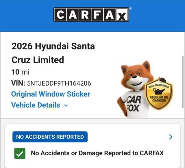 2026 Hyundai Santa Cruz Limited