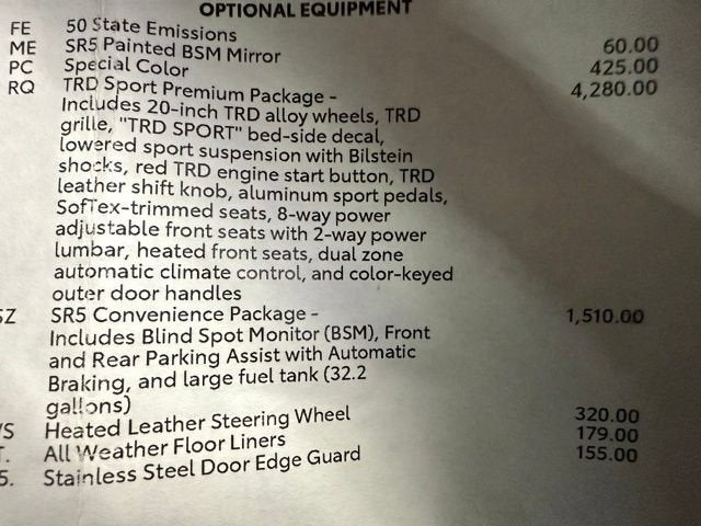 2024 Toyota Tundra SR5