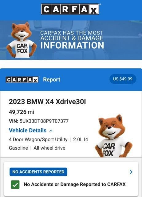 2023 BMW X4 xDrive30i