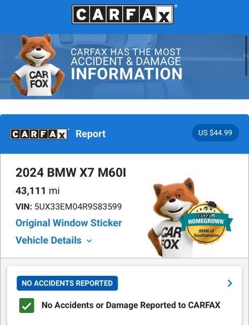 2024 BMW X7 M60i