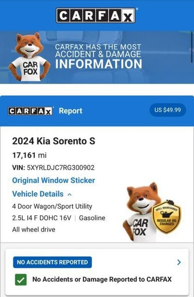 2024 Kia Sorento S
