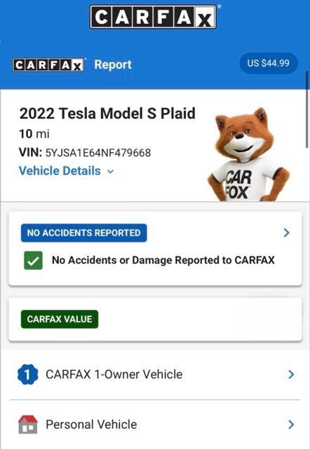 2022 Tesla Model S Plaid