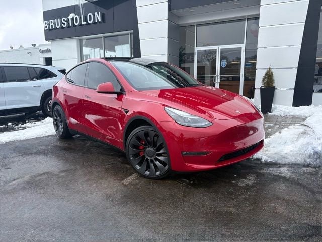 Used 2022 Tesla Model Y Performance with VIN 7SAYGDEFXNF492440 for sale in Stonington, CT