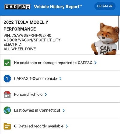 2022 Tesla Model Y Performance