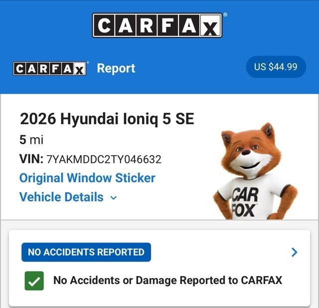 2026 Hyundai IONIQ 5 SE