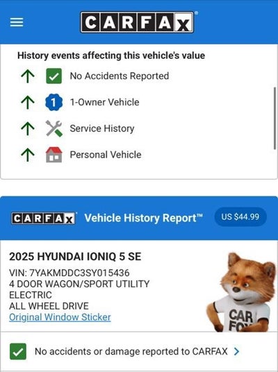 2025 Hyundai IONIQ 5 SE