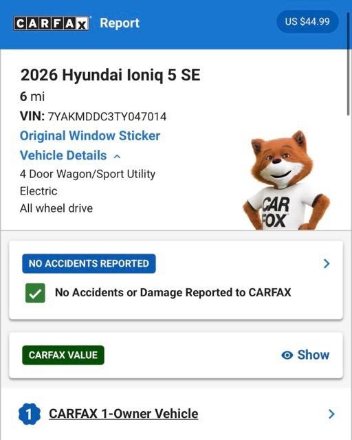 2026 Hyundai IONIQ 5 SE