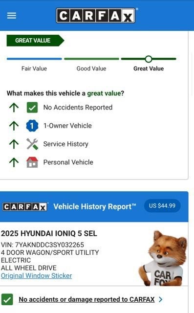 2025 Hyundai IONIQ 5 SEL