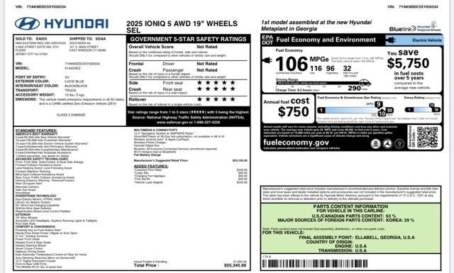 2025 Hyundai IONIQ 5 SEL