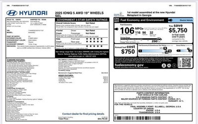 2025 Hyundai IONIQ 5 SEL