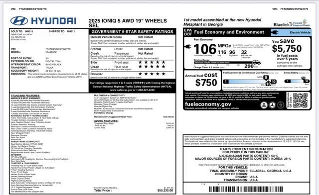 2025 Hyundai IONIQ 5 SEL