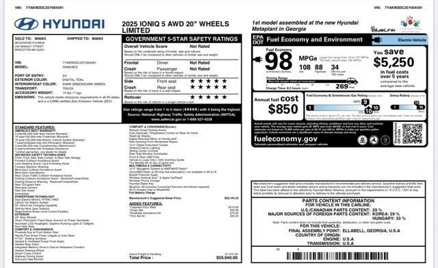 2025 Hyundai IONIQ 5 Limited