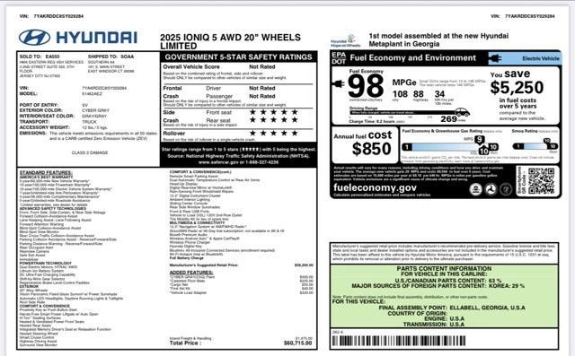 2025 Hyundai IONIQ 5 Limited
