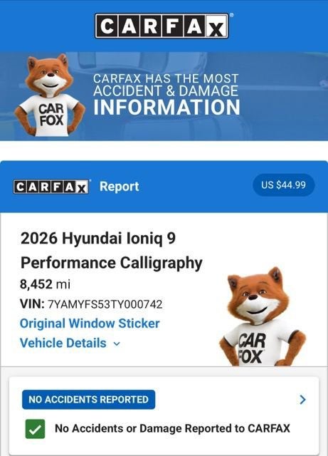 2026 Hyundai IONIQ 9 Performance Calligraphy