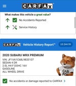 2020 Subaru WRX Premium