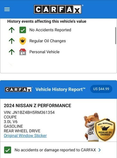 2024 Nissan Z Performance