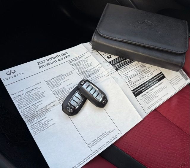 2022 INFINITI Q60 RED SPORT 400