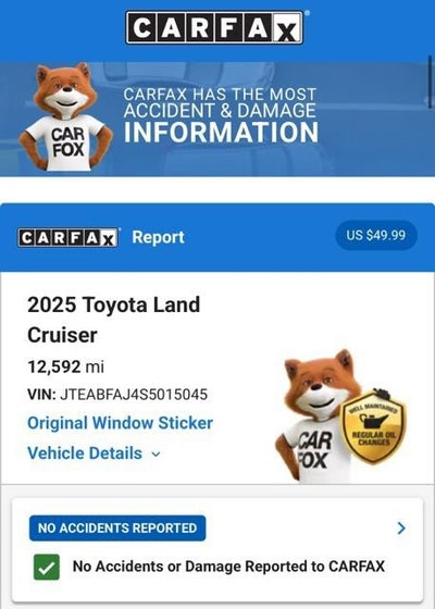 2025 Toyota Land Cruiser 1958