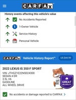 2022 Lexus IS IS 350 F SPORT