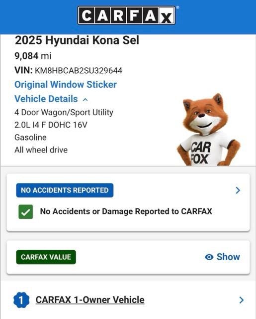 2025 Hyundai Kona SEL