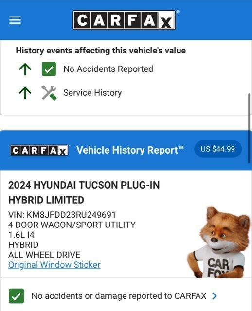 2024 Hyundai Tucson Plug-In Hybrid Limited