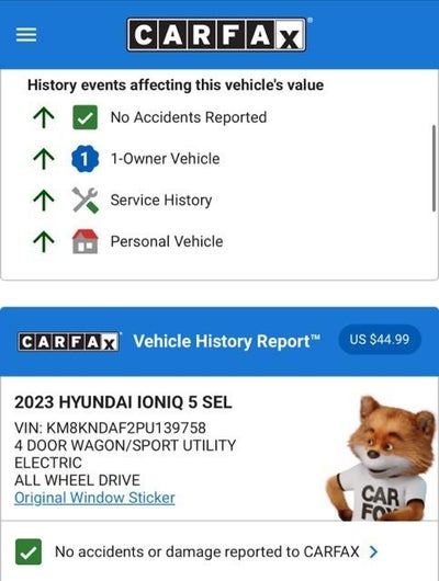 2023 Hyundai IONIQ 5 SEL