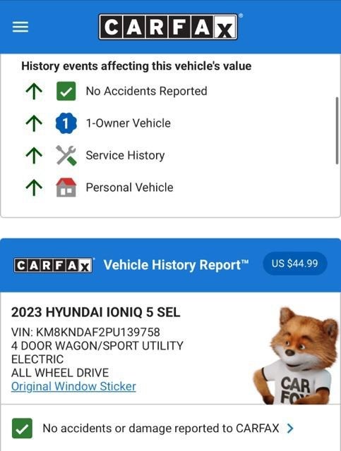 2023 Hyundai IONIQ 5 SEL