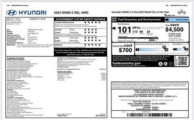2023 Hyundai IONIQ 5 SEL