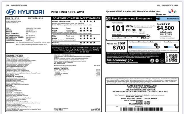 2023 Hyundai IONIQ 5 SEL