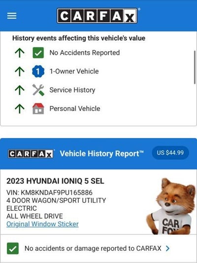 2023 Hyundai IONIQ 5 SEL