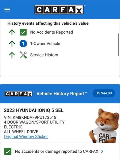 2023 Hyundai IONIQ 5 SEL