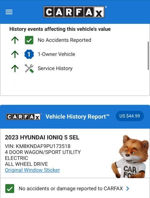 2023 Hyundai IONIQ 5 SEL