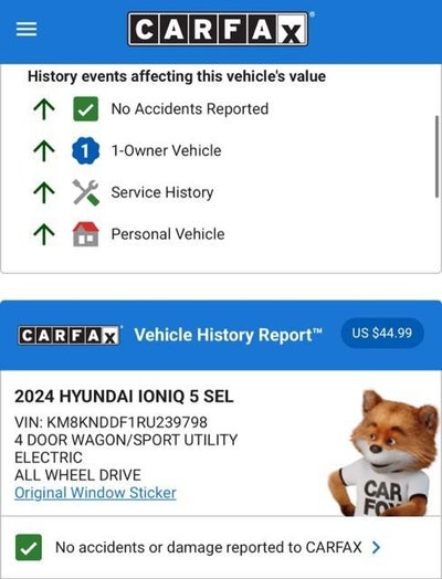 2024 Hyundai IONIQ 5 SEL
