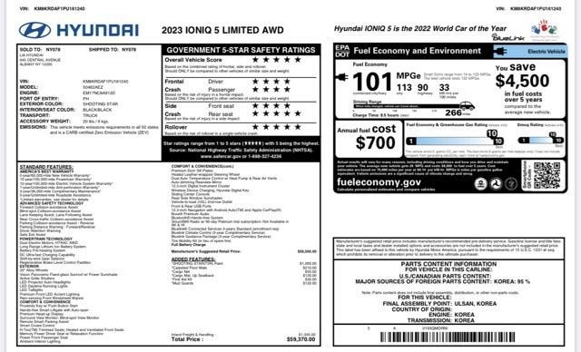 2023 Hyundai IONIQ 5 Limited