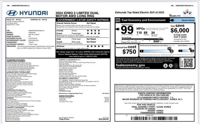 2024 Hyundai IONIQ 5 Limited