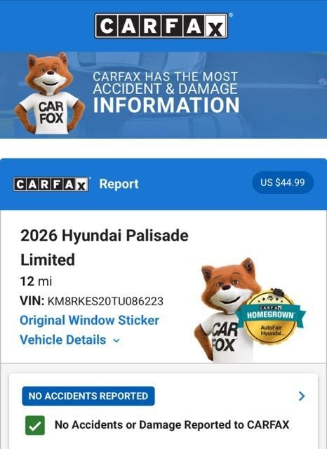2026 Hyundai Palisade Limited