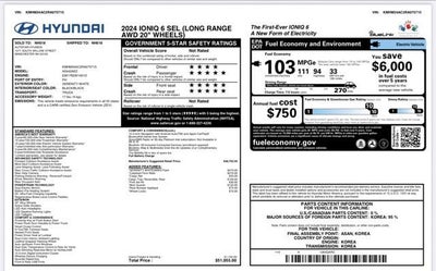 2024 Hyundai IONIQ 6 SEL