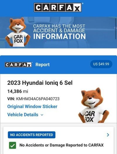 2023 Hyundai IONIQ 6 SEL