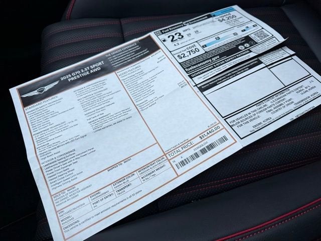 2025 Genesis G70 2.5T AWD